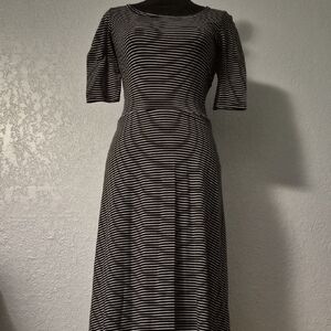 LuLaRoe Classic Black and White 1/2 Sleeve Dress